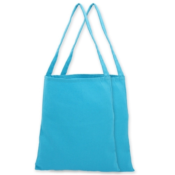 Bundle of 2 Blue Shopping Totes 🛍New With Tags - Picture 1 of 3